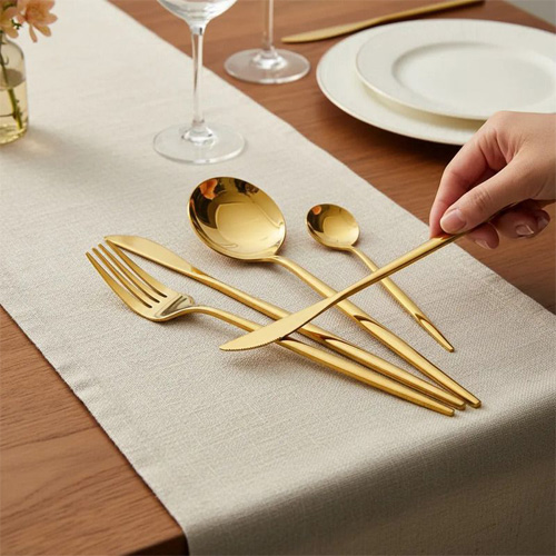 کرایه-سرویس-قاشق-و-چنگال-طلایی-برای-پذیرایی-لوکس