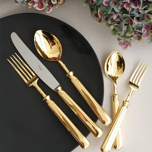 کرایه-سرویس-قاشق-و-چنگال-و-چاقو--طلایی-برای-پذیرایی-لوکس