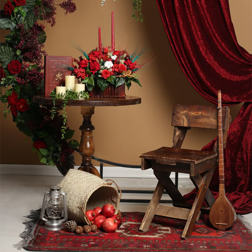 دکور شب یلدا با طراحی حرفه‌ای مستر تشریفات